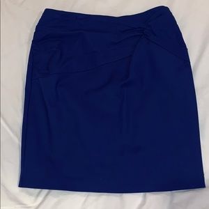 Royal blue skirt